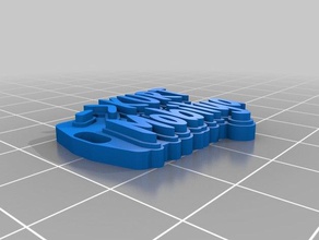 kurt Anahtarlık özelleştirilmiş 3d print model - Mito3D