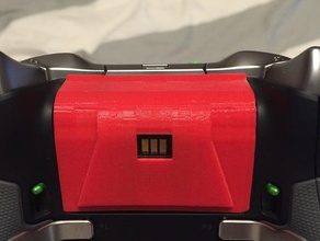 xbox elite controlador de la cubierta batería energizer recarga 3d impresión un 3d print model - Mito3D