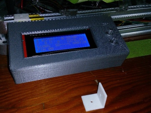 Form-Halterung lcd-kossel 2020 3 d Drucker Teile lcd-Halter lcd-Halterung Halterung 3D print model - Mito3D
