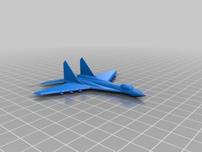 mig 29 fighter 3d printing aircraft jet plane mig29 model russia russian 3d print model - Mito3D