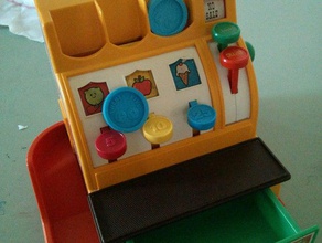 fisher price cash register coins model b926a playsets 3d print model - Mito3D