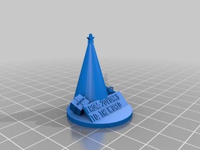 texto personalizado árbol de navidad regalo 3d impresión 3d print model - Mito3D