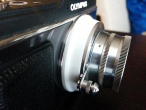 m39 leica filo di montaggio quattro terzi micro adattatore della lente fotocamera 3d print model - Mito3D