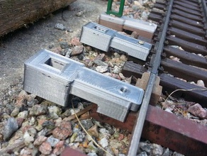 tutucu iletim direk ful uyuyanlar uygun mekanik oyuncaklar direği açık demiryolu tren utjtrain 3d print model - Mito3D