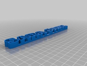 my customized text storage sculptures 3d print model - Mito3D