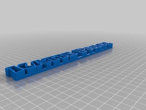 my customized text storage sculptures 3d print model - Mito3D