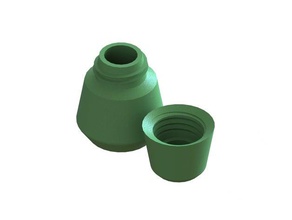 conical threaded container containers 3d print model - Mito3D
