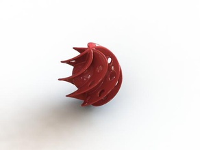 spheriod 3 sculptures sphere twisted 3d print model - Mito3D