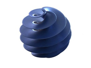 twisted sphere 1 sculptures 3d print model - Mito3D