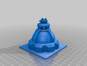 my customized sci fi city builder seed 1776 art 3d print model - Mito3D