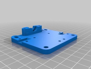 d-bot embedded e3d mount larger nut space printing 3d print model - Mito3D
