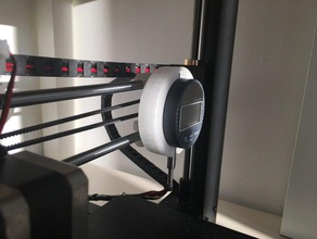 digital gauge housing 3d printer accessories cocoon create dial holder wanhao duplicator i3 3d print model - Mito3D