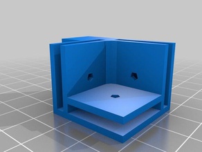 support de montage modules système d'étagères conseil 3mm le bricolage personnalisé 3d print model - Mito3D