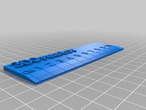 3d creador de la regla oficina personalizado 3d print model - Mito3D