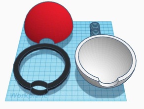 poke bola topu de juguete juego accesorios 3d print model - Mito3D