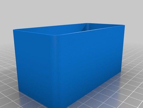 simplbox 1x2 ohne outil de les titulaires boîtes personnalisé 3d print model - Mito3D