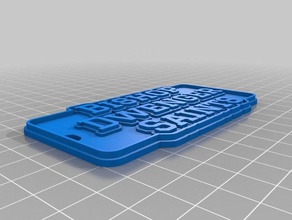 saints keychain keychains customized 3d print model - Mito3D