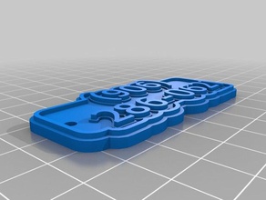 phonenumbertag i portachiavi personalizzato 3d print model - Mito3D