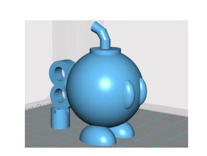 bob omb yaratıklar 3dmodel bob-omb nintendo retro retrogaming super mario bros video oyunu 3d print model - Mito3D