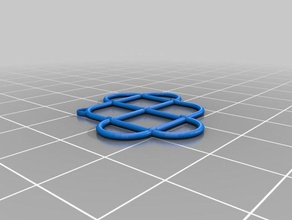 7 crossings knot intersections 3d printing 3d print model - Mito3D