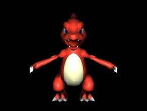 charmeleon video Spiele pokemon 3d print model - Mito3D
