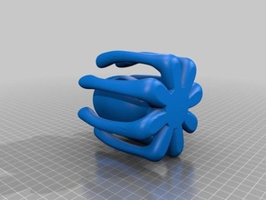octopus-Kabel-manager gadgets Kabel-management cute octopus earbuds Ohrhörer-Halter spool 3d print model - Mito3D