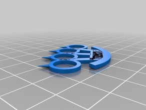 brass knuckles other 3d print model - Mito3D