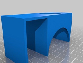 ice drawer handle ge profile fridge kitchen dining 3d print model - Mito3D