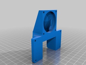 mendel max 15 chimera carriage 40 mm fan duct 3d printer parts 3d print model - Mito3D