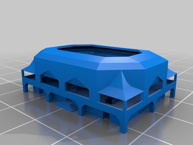 judo-arena 3d drucken champion champions Meisterschaft Billig club colosseum Kampf dojo fighter fight Spiel Ehre jiu jitsu karate wenig low-budget Olympischen Spiele Regeln self defense klein sport Sport Stadion taekwondo 3D print model - Mito3D