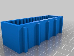 il mio personalizzato sd-card rack strumento i titolari scatole 3d print model - Mito3D