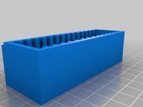 il mio personalizzato sd-card rack strumento i titolari scatole 3d print model - Mito3D