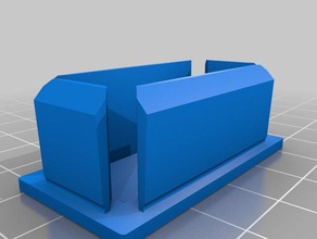 meine angepasste custom plugcap Quadrat Rechteck Rohr - Ersatz Teile 3d print model - Mito3D
