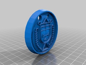 amulet crocell jewelry 3d print model - Mito3D