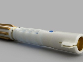 3 piece light saber hilt props 3d print model - Mito3D
