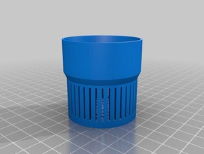 filtro tubo 50mm parts customized 3d print model - Mito3D