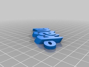 raquel organização personalizado 3d print model - Mito3D