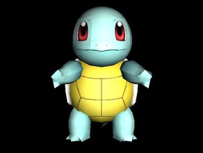 squirtle video games pokemon 3d print model - Mito3D