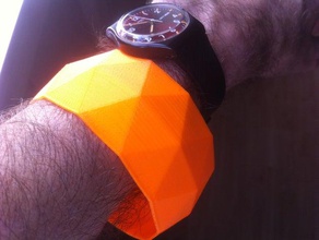 tessellated bracelet parametric bracelets 3d print model - Mito3D