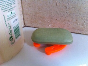 ferradura saboneteira casa de banho acessórios do banheiro porta sabonete 3d print model - Mito3D