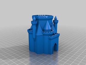 my customized medieval fortress generator buildings structures 3d print model - Mito3D