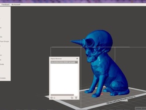 dondurma köpek kafatası sanat 3d print model - Mito3D