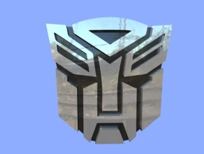 transformers autobot logo distintivo i segni loghi Logo 3d figura di azione auto decalcomania robot 3d print model - Mito3D