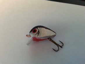 pequeña crankbait deporte al aire libre de pescado la pesca el señuelo spinning con señuelos ultra ligero 3d print model - Mito3D
