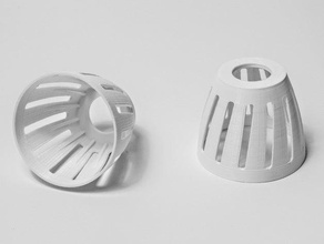 Lampenschirm e14-sockel Dekor 3d print model - Mito3D