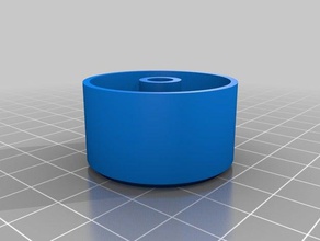 runder knopf ohne Küche Essen angepasst 3d print model - Mito3D