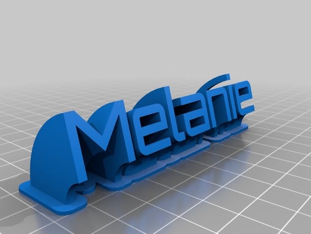 melanie ofis özelleştirilmiş 3D print model - Mito3D