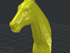 horse head 3d printing art decor decoration 3d print model - Mito3D