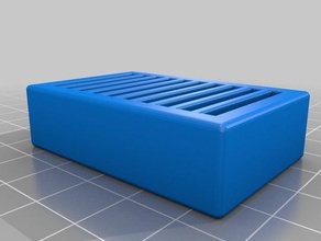 simple sd card holder computer 10 cards 3d print model - Mito3D