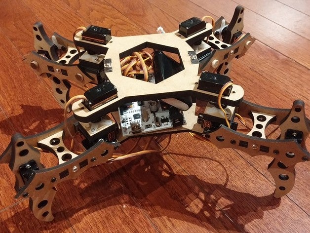 bider quadrupede modello robot 3D print model - Mito3D